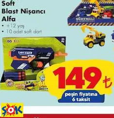 GOKİDY SOFT BLAST NİŞANCI ALFA OYUNCAK